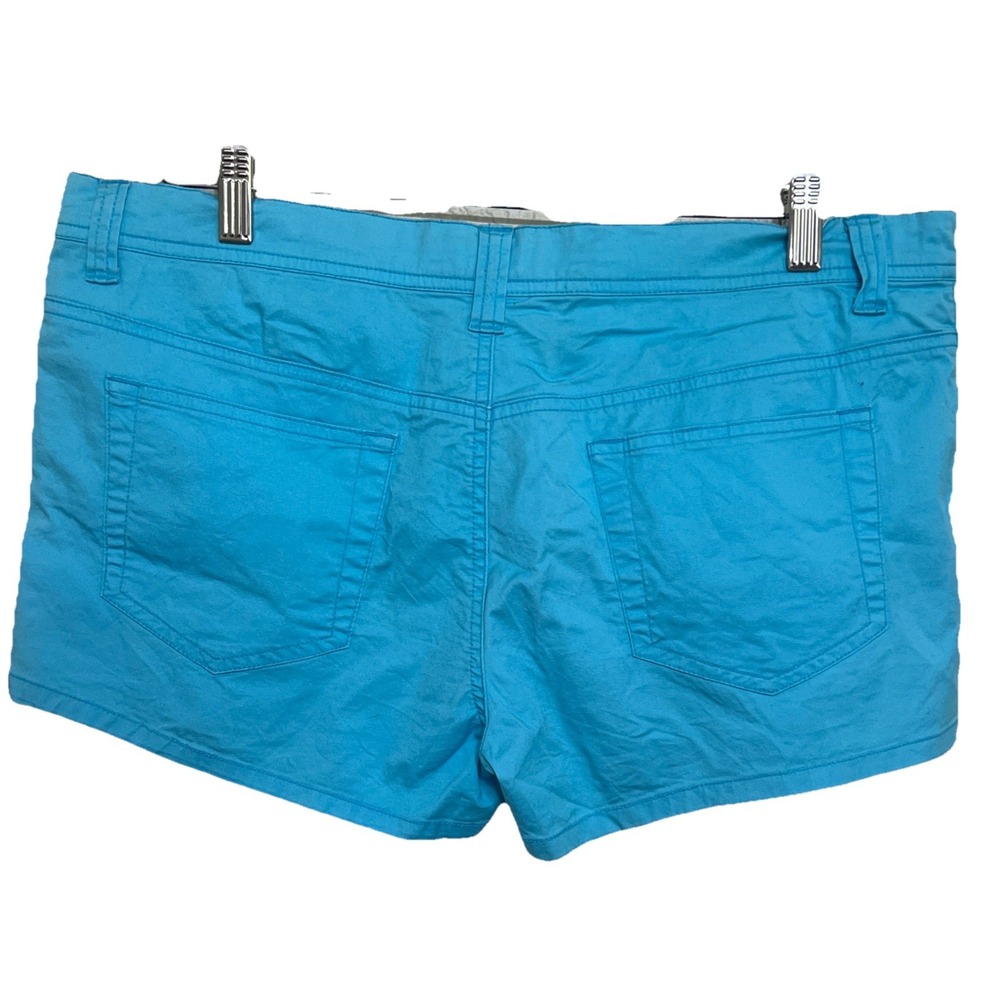 Guess Low Rise Micro Mini Shorts Size 31 Booty Light Blue - Picture 2 of 7